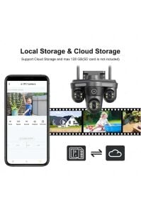 Avenir AV-S344 16MP 4 Kameralı PTZ Wifi Kamera