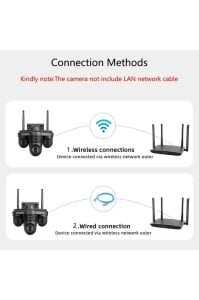 Avenir AV-S344 16MP 4 Kameralı PTZ Wifi Kamera