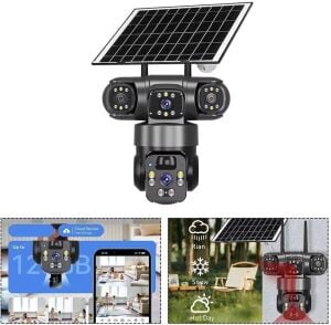Avenir AV-S421 4MP 2 Kameralı Solar PTZ 4G Sim Kartlı Kamera