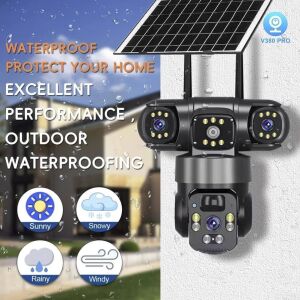 Avenir AV-S421 4MP 2 Kameralı Solar PTZ 4G Sim Kartlı Kamera