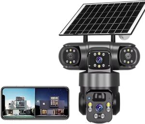 Avenir AV-S421 4MP 2 Kameralı Solar PTZ 4G Sim Kartlı Kamera