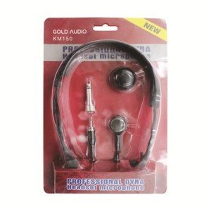 Gold Audio KM-150 Kablolu Headset Kafa Mikrofonu
