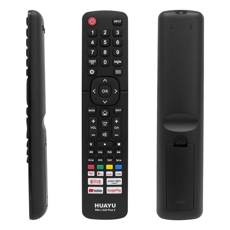 Hisense Huayu RM-L1335 Plus2 Netflıx-Prıme-Youtube-Rakuten-Google Play-Vudu Tuşlu Led Tv Kumandası