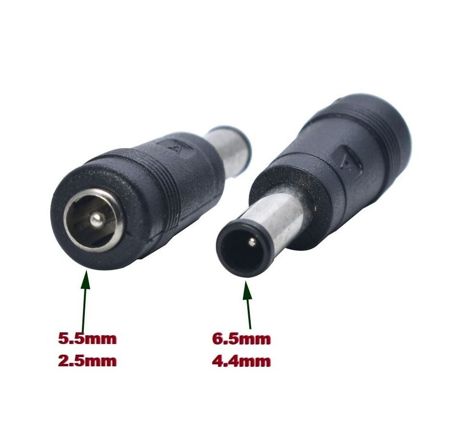 Taplin TK-165 5.5x2.5mm - 6.5x4.4mm Çevirici Jak Fiş
