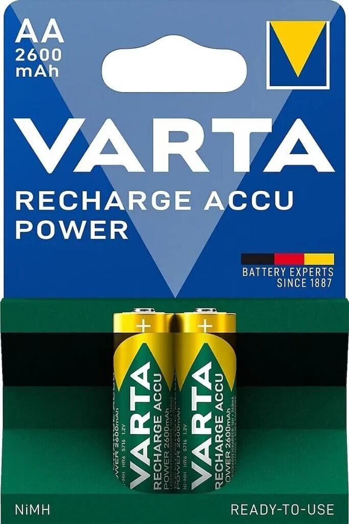 VARTA 2600mA NiMH Şarjlı Kalem Pil AA