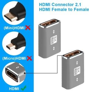 Taplin TK-156 8K HDMI Dişi-Dişi Birleştirici