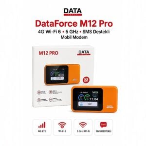 Data Force M12-PRO 4G LTE  Sim Destekli Wifi 6 Taşınabilir Modem