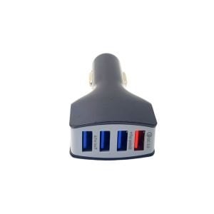 Powermaster PM-6072 7Amper Dört USB'li Oto Çakmaklık - Siyah