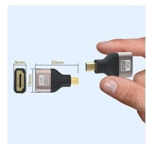 Taplin TK-159 8K HDMI Dişi - Micro HDMI Erkek Çevirici Adaptör
