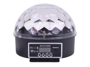 GoldAudio RGB Led Işık Küresi Sese Duyarlı Disko Topu