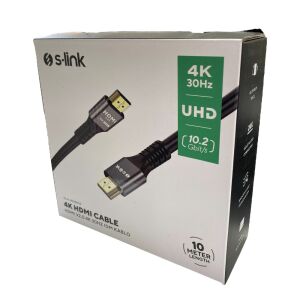 S-link 4K 10mt HDMI Kablo V2.0 30HZ SLX-HD4K10