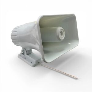 electroon Pazarcı Ses Sistemi Takım Set 12V USB Amfi+50W Horn Hoparlör+Mikrofon