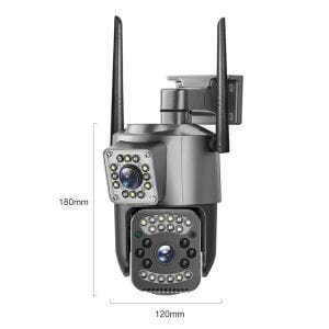 Avenir AV-M07W 4MP 2 Kameralı Wifi Gece Görüşlü İnsan Algılama Onvif Kamera