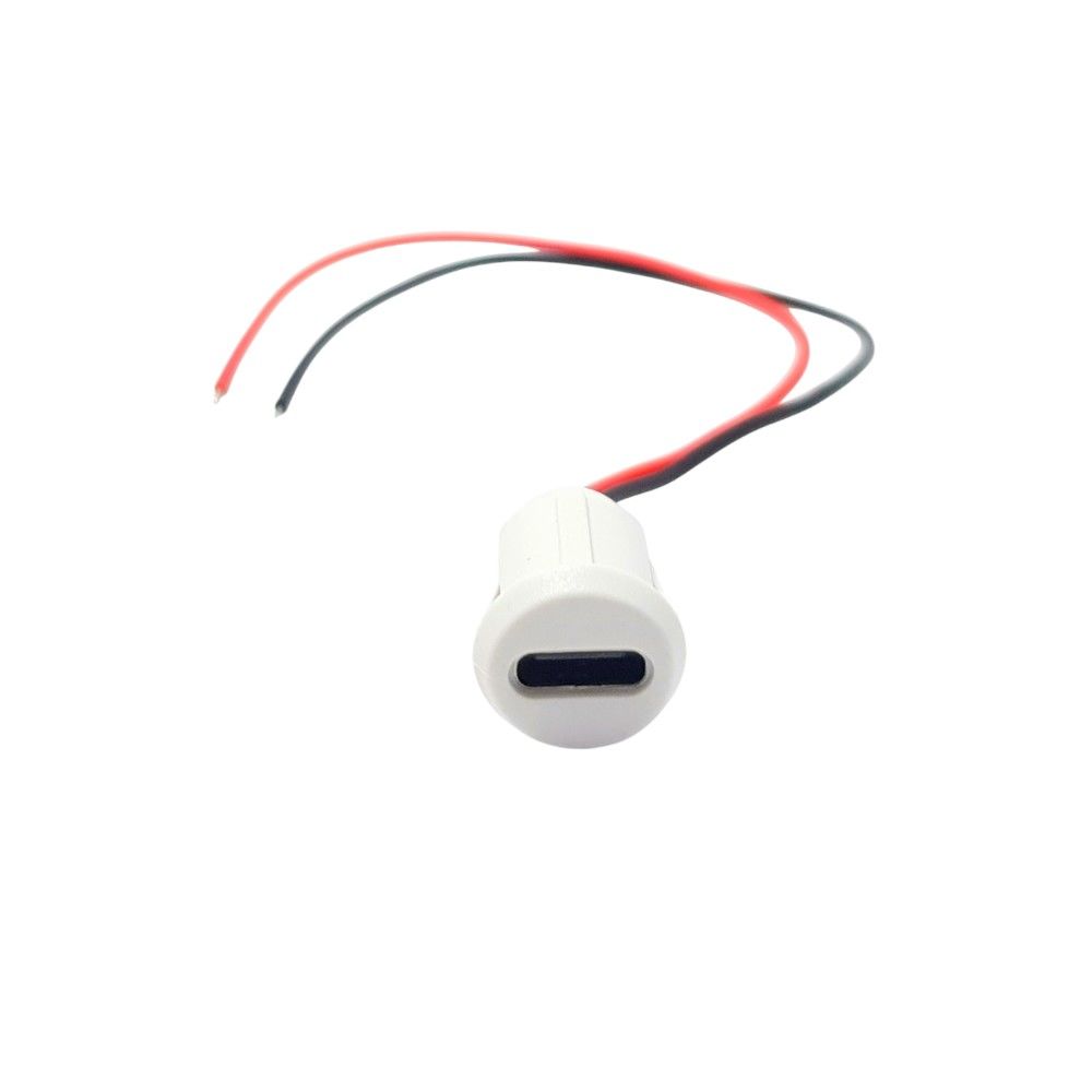 Electroon Type-C Dişi Şase Kablolu - Beyaz