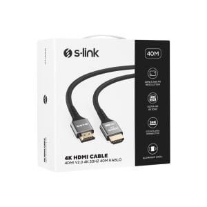 S-link 4K 40mt HDMI Kablo V2.0 30HZ SLX-HD4K40
