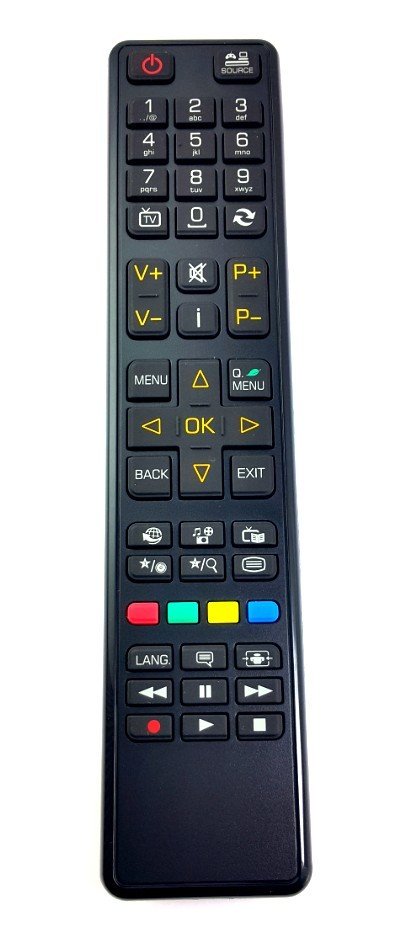 VESTEL  RC-4825 LCD LED TV Kumanda Turuncu Tuşlu LCD-573