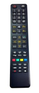 VESTEL  RC-4825 LCD LED TV Kumanda Turuncu Tuşlu LCD-573