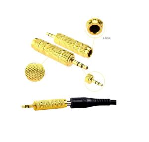 Taplin TK-170 6.3mm Stereo Giriş - 3.5mm Stereo Çıkış Dönüştürücü Gold Fiş