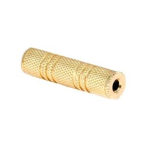 Taplin TK-171 3.5mm Stereo Dişi-Dişi Ara Jak Gold Fiş