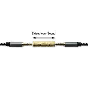 Taplin TK-171 3.5mm Stereo Dişi-Dişi Ara Jak Gold Fiş