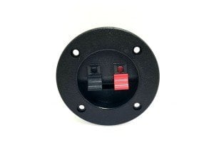 electroon ikili Hoparlör Terminali Yuvarlak 75mm