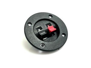 electroon ikili Hoparlör Terminali Yuvarlak 75mm