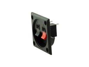 electroon ikili Hoparlör Terminali Kare 57x57mm