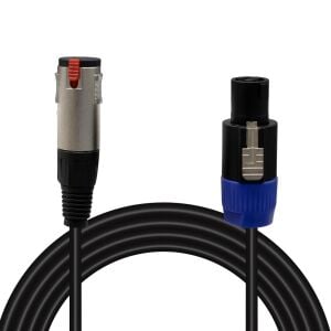MagicVoice LD384 Spekon Erkek - 6.3mm Dişi Çevirici 2Metre Kablo