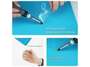 Powermaster S-160 30x45cm Manyetik Silikon Ped Vida Tutucu Isıya Dayanıklı