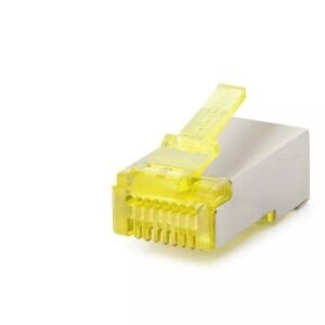 Nodar ND2416 Sarı CAT6 EZRJ45 Metal Açık Uçlu Soket 8P/8C - 100Adet