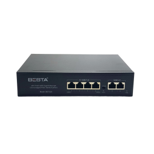 BESTA BST-420 4+2 Port 10/100 POE Switch-Power Ove