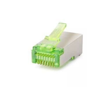 Nodar ND2417 Yeşil CAT6 EZRJ45 Metal Açık Uçlu Soket 8P/8C - 100Adet