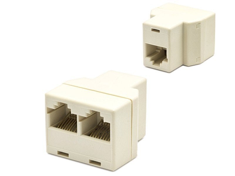 electroon RJ45 CAT5 CAT6 1x2 Dişi-Dişi Çevirici Fiş
