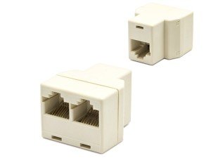 electroon RJ45 CAT5 CAT6 1x2 Dişi-Dişi Çevirici Fiş