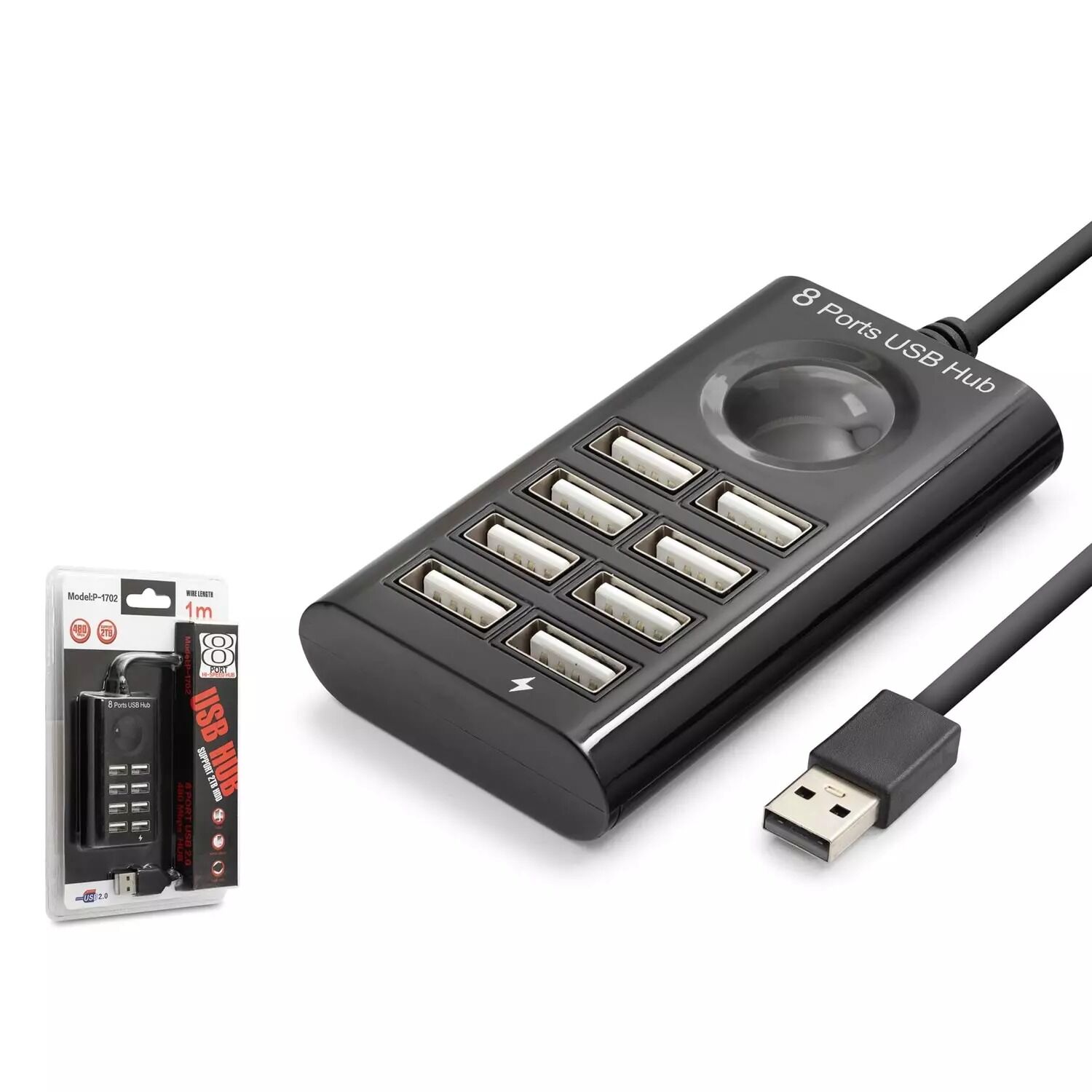 Hadron HDX7052 USB 2.0 8 Port USB Çoklayıcı - 1Metre