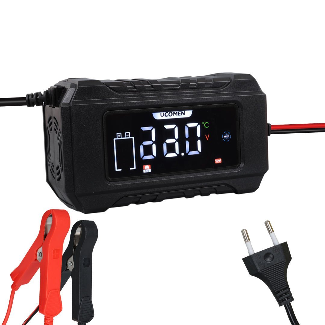 Ucomen UC-C120501B 12V 6A Siyah Akü Şarj Cihazı