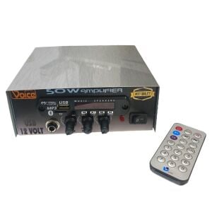 Voice 50Watt 12Volt Pazarcı Anfisi USB Girişli Kumandalı