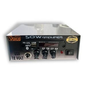 Voice 50Watt 12Volt Pazarcı Anfisi USB Girişli Kumandalı