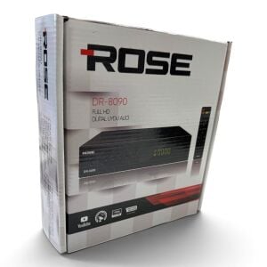 Rose DR-8090 Full HD Uydu Alıcı Scart+RCA Çıkışlı TKGS