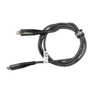 Chargeon CH-73 Type-C to Lightning Örgülü Işıklı 27W Hızlı Şarj Kablosu 1.2mt