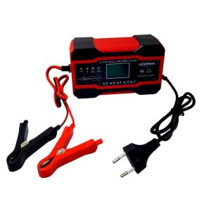 Ucomen UC-C121001A Kırmızı 12/24 Volt 10 Amper Led Göstergeli Akü Şarj Cihazı