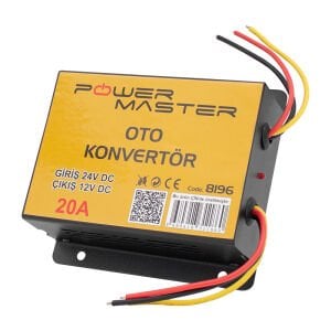 Powermaster 20Amper 24V-12V DC Konvertör