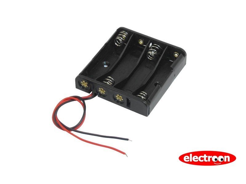 Electroon 4Lü Kalem Pil Kutusu Kapaksız 4xAA