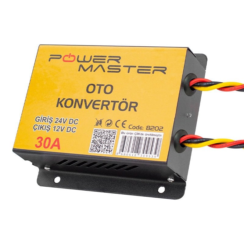 Powermaster 30Amper 24V-12V DC Konvertör
