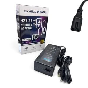 WellPower WP-4202PS 42Volt 2Amper Scooter Şarj Adaptörü 5.5x2.5mm Jak Fişli