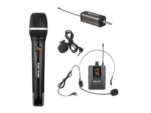 Gold Audio GX-732EY UHF Telsiz El+Yaka Mikrofonu 2li