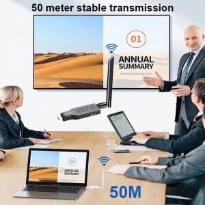 Powermaster PM-19864 50Metre HDMI Extender Wireless Transmitter Görüntü Ve Ses Aktarıcı