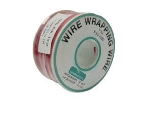 electroon 0.05mm Ultra İnce 30AWG Montaj Kablosu Kırmızı 230mt