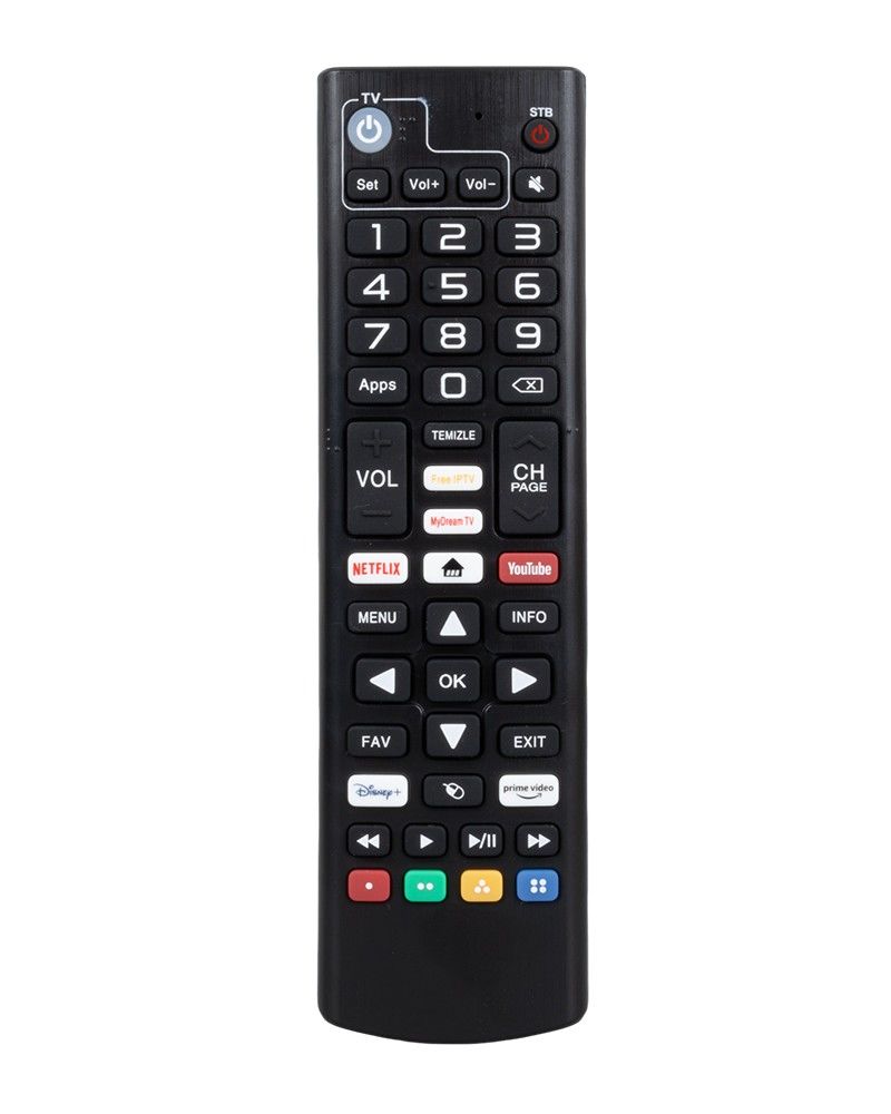 Dreamstar i1 Androidbox Kumanda Netflix-Youtube-Prime Video Tuşlu