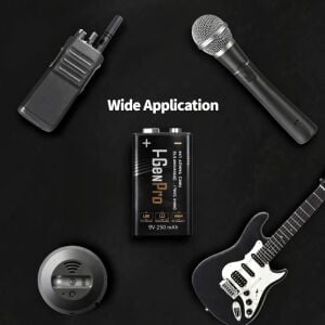 I-Gen Pro I-GEN107 9Volt 250mAh Şarj Edilebilir Pil Ni-MH